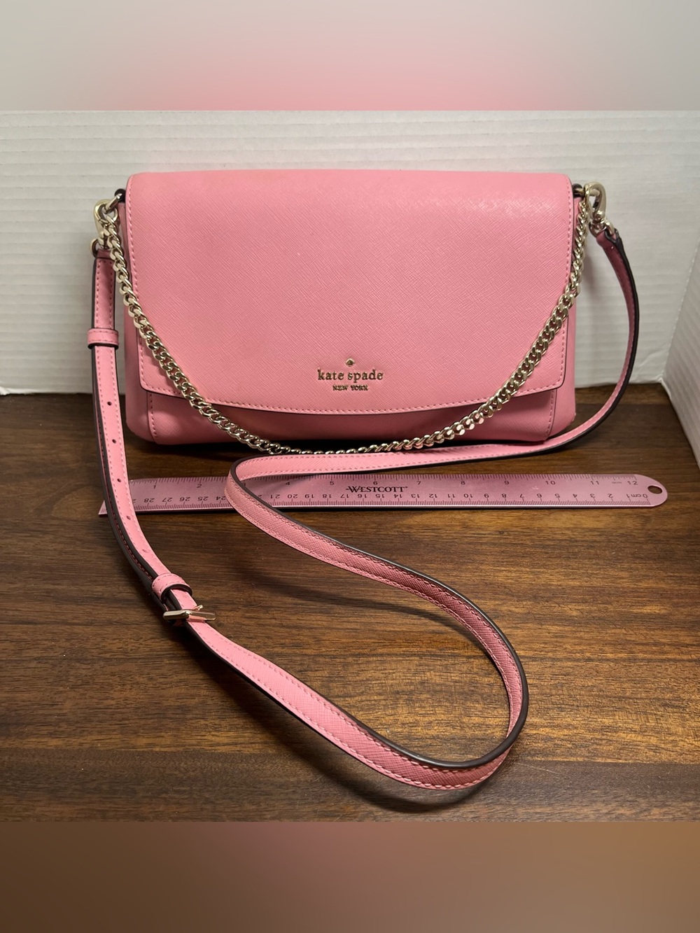 Kate Spade New York Laurel Way Greer Crossbody chain Shoulder Bag - Pink